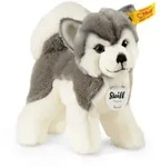 Steiff - Bernie Husky 17 grau/weiss stehend - grau|wei&szlig;