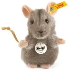 Steiff - Piff Maus, grau, 10cm - grau