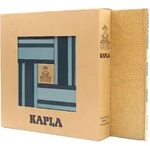 KAPLA - Holzbausteine, hellblau/dunkelblau, 40er Box