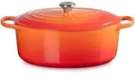 Le Creuset Ovaler Br&auml;ter Signature 35cm - orange