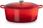 Le Creuset Ovaler Br&auml;ter Signature 40cm - rot