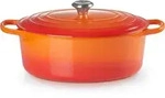 Le Creuset Ovaler Br&auml;ter Signature 33cm - orange