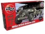 Airfix 1502339 - Modellbausatz Willys Jeep, Trailer & 6PDR Gun, 1:72