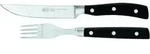 R&Ouml;SLE Steakbesteck Set 4-tlg. - silber|schwarz