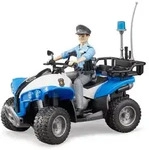 BRUDER - Polizei-Quad mit Polizist und Ausstattung 63010 - blau|schwarz|wei&szlig;