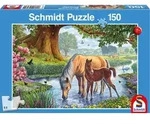 Schmidt Spiele Kinderpuzzle Pferde am Bach, 150 Teile 56161
