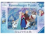 Ravensburger Puzzle - Glitzerpuzzle - Frozen - Glitzernder Schnee, 100 Teile