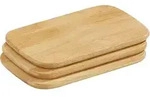 ZASSENHAUS Gummibaum Fr&uuml;st&uuml;cksbrett 3er Set - natur