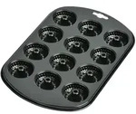 KAISER Muffinform Gugelhupf 12er 29x18cm - schwarz