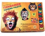Eulenspiegel 208038 - Tiermasken Schmink-Palette