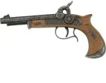 J.G. Schr&ouml;del - Derringer, Einzelschuss-Pistole. Knalllautst&auml;rke: 125 db