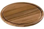 ZASSENHAUS K&auml;se-/Steakplatte Akazie &Oslash;30cm