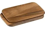 ZASSENHAUS Akazie Fr&uuml;hst&uuml;cksbrett 26x17cm 2er Set - braun
