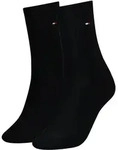 TOMMY HILFIGER Damen Socken Casual 2er Pack - schwarz - 35|38|37|36