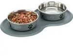 Trixie Napfunterlage Naturgummi grau 45 x 25 cm Hunde Zubeh&ouml;r