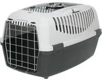 Trixie Hundetransportbox Capri 3 Open Top hellgrau/dunkelgrau S 40 &times; 38 &times; 61 cm
