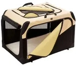 Hunter Hundebox faltbar M 76x51x48cm - schwarz|beige - M