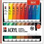 Marabu Acrylfarben 18er-Sortierung BASIC