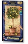 Schipper Malen nach Zahlen Citrus Limonum Zitronenb&auml;umchen, 40 x 80 cm
