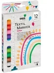 KREUL Texi m&auml;x sunny medium Stoffmalstifte 12er-Set