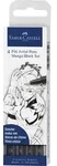 FABER-CASTELL Tuschestift Pitt Artist Pen Farbe 199 4x