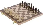 Goki Schachspiel in Holzklappkassette 56922