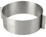 Dr. Oetker Tortenring &Oslash; 16-30cm - silber