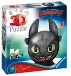 Ravensburger Puzzle - 3D Puzzle - Dragons 3 Ohnezahn mit Ohren, 72 Teile