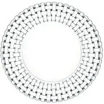 NACHTMANN Bossa Nova Teller &oslash;23cm 2er Set - transparent