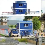 BUSCH 1029 H0 - THW Container Set H0