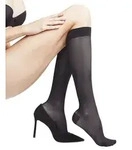 FALKE Damen Kniestr&uuml;mpfe Energize 30 DEN - schwarz - 41|42