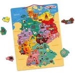 JANOD Magnetische Deutschlandkarte &ndash; F&ouml;rdert geografisches Wissen u....