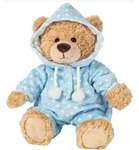 Teddy-Hermann - Schlafanzugb&auml;r blau 30 cm
