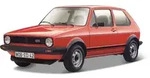Bburago - 1:24 Volkswagen Golf MK1 Gti (1979), rot - rot