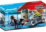 PLAYMOBIL 70572 - City Action - Polizei-Motorrad: Verfolgung des Geldr&auml;ubers