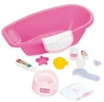 Theo Klein 1675 Baby Coralie Badewannen-Set | F&uuml;r bis zu 35 cm gro&szlig;e Puppen 