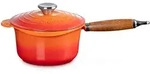 Le Creuset Profitopf mit Holzgriff &Oslash; 18cm - orange
