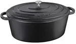 kela Br&auml;ter Gusseisen oval Calido 6l - schwarz