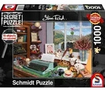 Schmidt Spiele - Erwachsenenpuzzle - Am Schreibtisch, 1000 Teile
