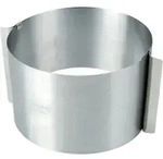 Dr.Oetker Tortenring &Oslash; 16-30cm - grau