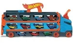Hot Wheels 2-in-1 Rennbahn-Transporter inkl. 3 Spielzeugautos