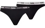 PUMA Damen String 2er Pack - schwarz