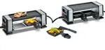 K&Uuml;CHENPROFI Raclette Set VISTA 2 PLUS - schwarz|silber