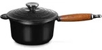 Le Creuset Profitopf mit Holzgriff &Oslash; 18cm - schwarz