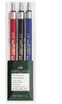 FABER-CASTELL Druckbleistift TK-FINE 3er-Etui 0,35/0,5/0,7mm