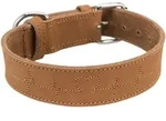 Trixie Rustic Fettleder Halsband Heartbeat braun L-XL