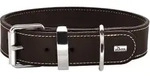 Hunter Hunde Halsband Aalborg Special dunkelbraun SoftvollrindlederGr&ouml;&szlig;e: 45