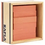 KAPLA - Holzbausteine Quadrate rosa, 40er Box