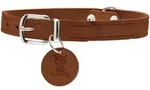 Hunter Halsband Aalborg, Softvollrindleder, cognac, Gr&ouml;&szlig;e: 52
