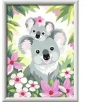 Ravensburger Besch&auml;ftigung - CreArt, Malen nach Zahlen Kinder - S&uuml;&szlig;e Koalas